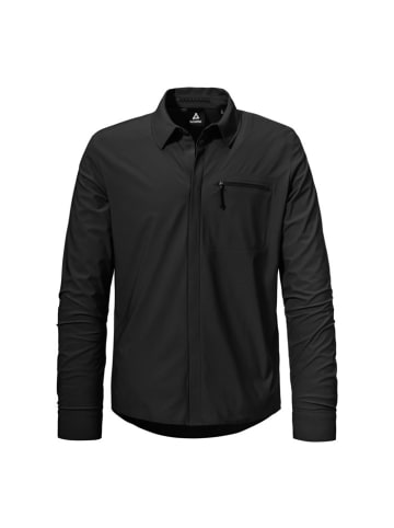 Schöffel Hemd "Jersey Shirt Style Calmay MEN" in black