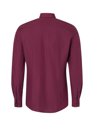 Finshley & Harding Herren Businesshemd in bordeaux