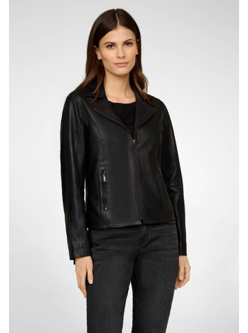 Ricano Damen Lederjacke Amelie in klassischen Schwarz