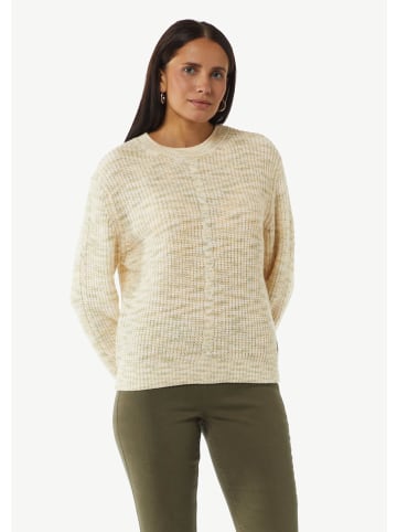 comma CI Strickpullover langarm in Weiß