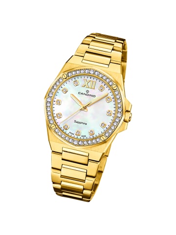 Candino Analog-Armbanduhr Candino Elegance gold mittel (ca. 34mm)