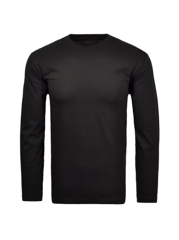 Ragman Longsleeve 1er Pack in Schwarz