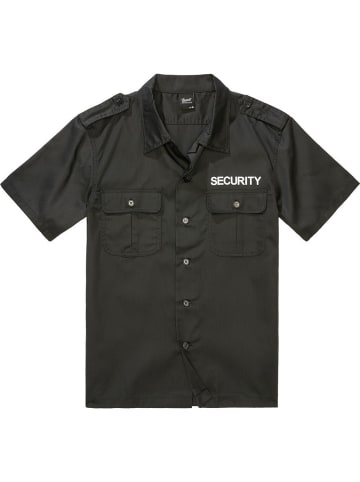 Brandit Longsleeve "Security Us Shirt Short Sleeve" in Schwarz