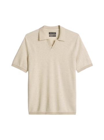 Marc O'Polo Strick-Poloshirt regular in Grey Silk