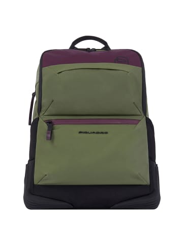 Piquadro Corner Rucksack 44 cm Laptopfach in forest green