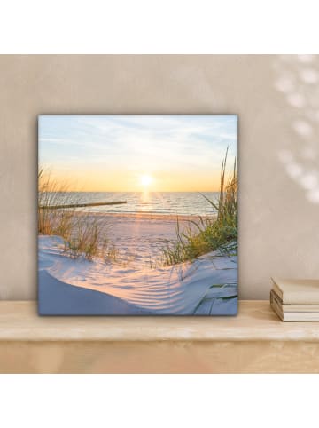 MuchoWow Leinwand Bilder Sonnenuntergang