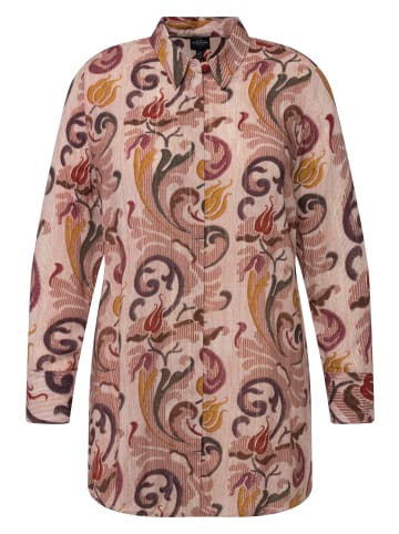 Ulla Popken Hemdbluse in dunkles rosenholz