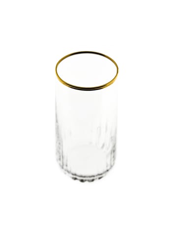 Pasabahce Pasabahce 420695 Nova Trinkglas Set 4-teilig mit elegantem in Gold