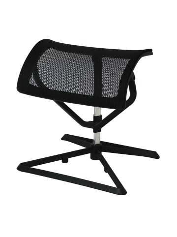 KADIMA DESIGN Fußauflage OTTOMANN Beinauflage Stoffbezug für Büro Fußablage