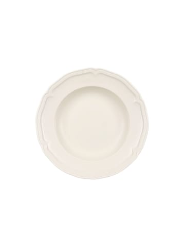 Villeroy & Boch Suppenteller Manoir ø 22,8 cm in weiß