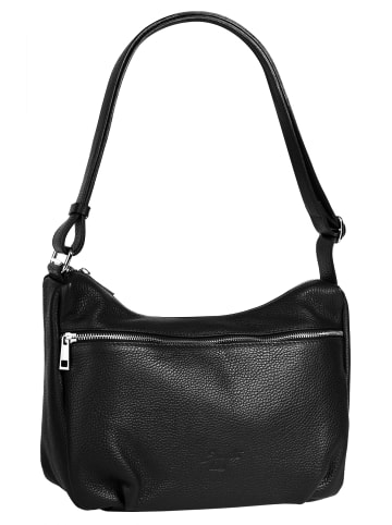 Samantha Look Shopper echt Leder in schwarz