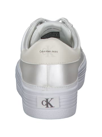 Calvin Klein Schnürschuhe in Pearlized Bright white