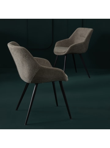 Signature Set COLOMBE in Braun - (W) 64  x (H) 79  x (L) 58  cm
