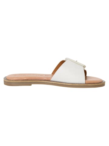 Tamaris Pantolette in WHITE LEATHER