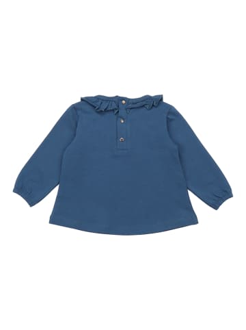 Walkiddy Bluse Navy - Ruffle Blouse