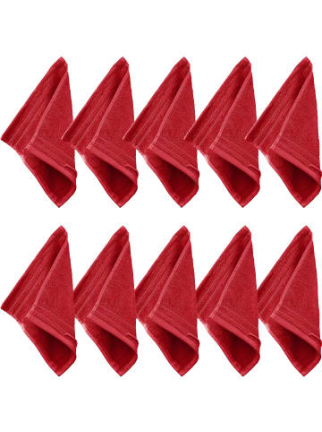 Erwin Müller Frottier Seiftuch 10er-Pack Heidelberg in rot