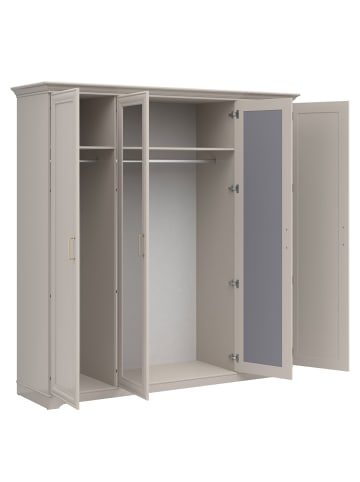 Feldmann-Wohnen Kleiderschrank Anga Kaschmir / Spiegel 209,5 / 61 / 216cm