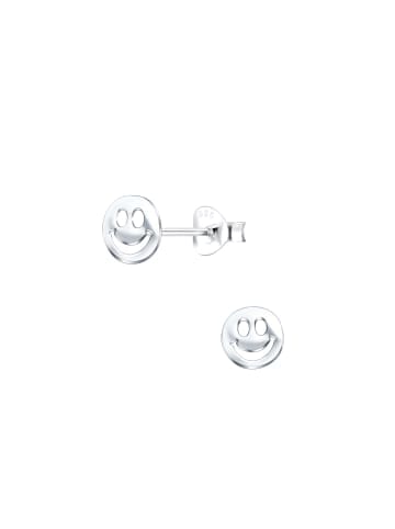 Alexander York Ohrringe, Ohrstecker SMILEY in 925 Sterling Silber, 2-tlg.
