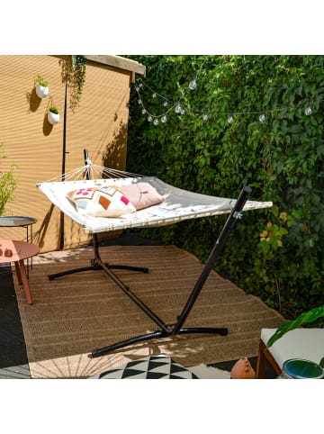 AMANKA Hängematte Ibiza mit Gestell Portofino in beige