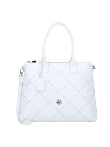 PICARD Aurelie Schultertasche Leder 38 cm in white lily