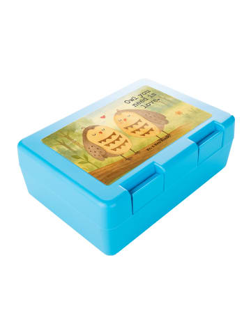 Mr. & Mrs. Panda Snackbox Eulen Liebe Design mit Spruch in Weiß