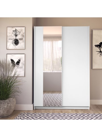 Feldmann-Wohnen Schwebetürenschrank Sofia weiß 120 / 54 / 182cm