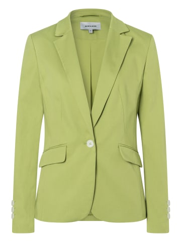 More & More taillierter Businessblazer in pistachio