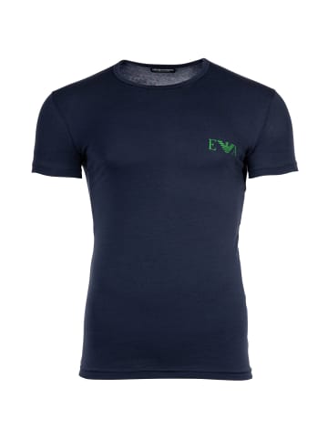 Emporio Armani T-Shirt 2er Pack in Marine