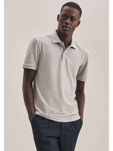 Seidensticker Polo-Shirt Slim in Grau