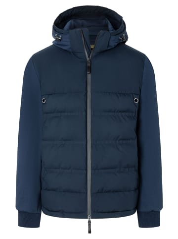 Timezone Jacke wasserfest abnehmbare Kapuze Daunen-Optik in Dunkelblau