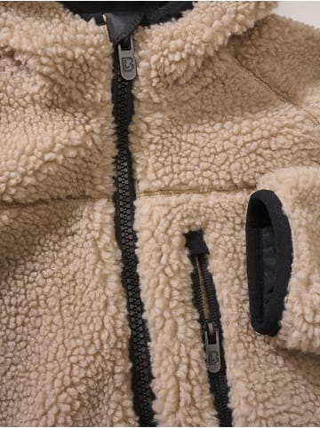 Brandit Kinder Fleecejacke/Fleecepullover "Kids Teddyfleece Jacket Hooded" in Braun