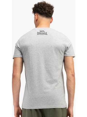 Lonsdale T-Shirt "Loscoe T-Shirt normale Passform Doppelpack" in Grau