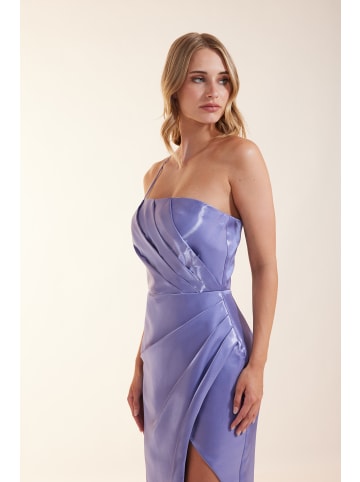 LAONA Kleid Shiny Opulence Dress in Dusty Blue