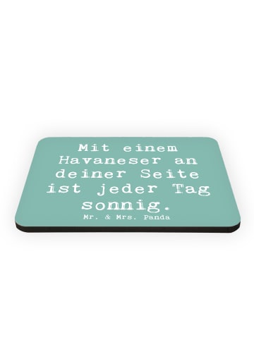 Mr. & Mrs. Panda Magnet Spruch Havaneser Sonnenschein mit Spruch in Meeresbrise