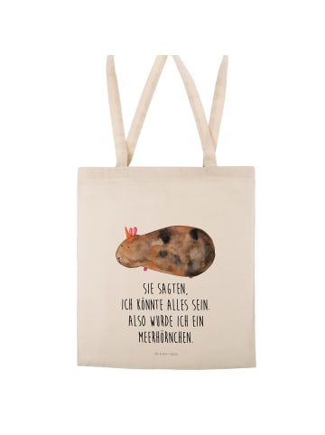Mr. & Mrs. Panda Laptoptasche Einhorn Meerschweinchen mit Spruch in Creme