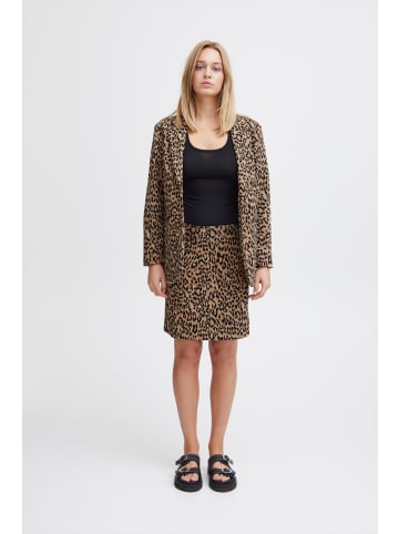 ICHI IHKATE LEOPARD JACQUARD SK Regular fit in Natural Leo Jacquard