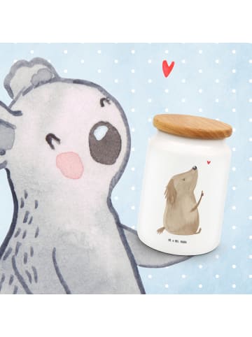 Mr. & Mrs. Panda zuckerdose Hund Liebe ohne Spruch in Weiß