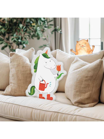Mr. & Mrs. Panda Kuschelkissen Einhorn Gärtner ohne Spruch in Weiß