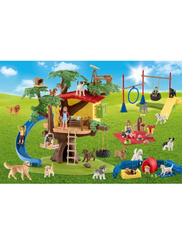 Schmidt Spiele Farm World, Fröhliche Hunde. Puzzle 40 Teile, mit Add-on (eine Original...