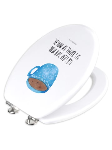 Mr. & Mrs. Panda WC Brille Kaffee Tasse mit Spruch in Weiß