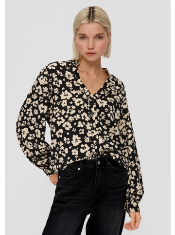 QS Bluse in 99A0_schwarz