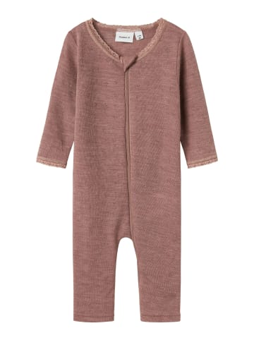 name it Schlafstrampler Merinowolle NBFWANG NBFNIGHTSUIT in antler