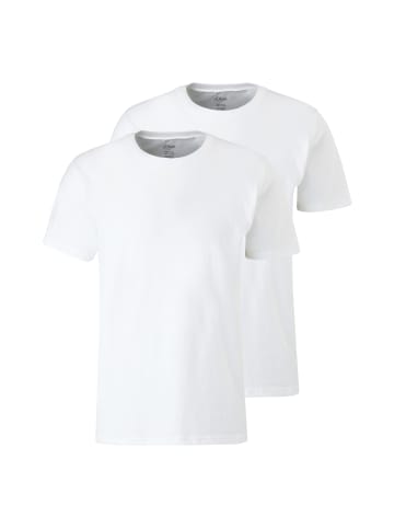 s.Oliver T-Shirt in 0100_weiß