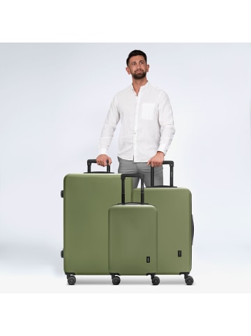 Redolz Essentials 09 3-SET 4 Rollen Kofferset 3-teilig in olive