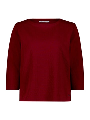 BETTY & CO Casual-Shirt mit Struktur in Fall Burgundy