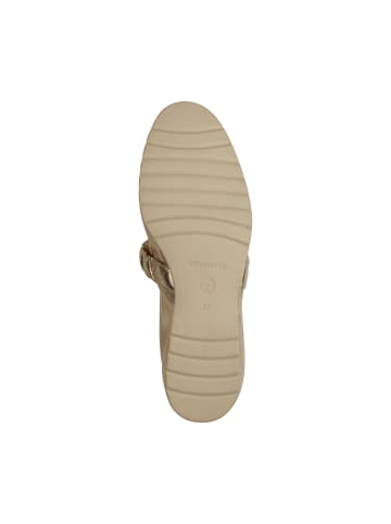 Tamaris Flache Ballerinas aus Leder Braun