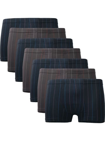 REDBEST Baumwolle, Single-Jersey Pants 7er-Pack in marine/grau