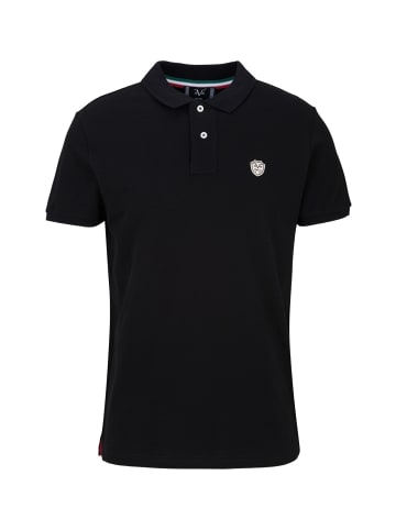 19V69 Italia by Versace Poloshirt Emilio Shield in schwarz