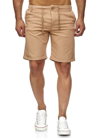 RESLAD Shorts Baumwollhose in camel