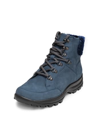 VITAFORM Nubukleder Stiefeletten in jeansblau